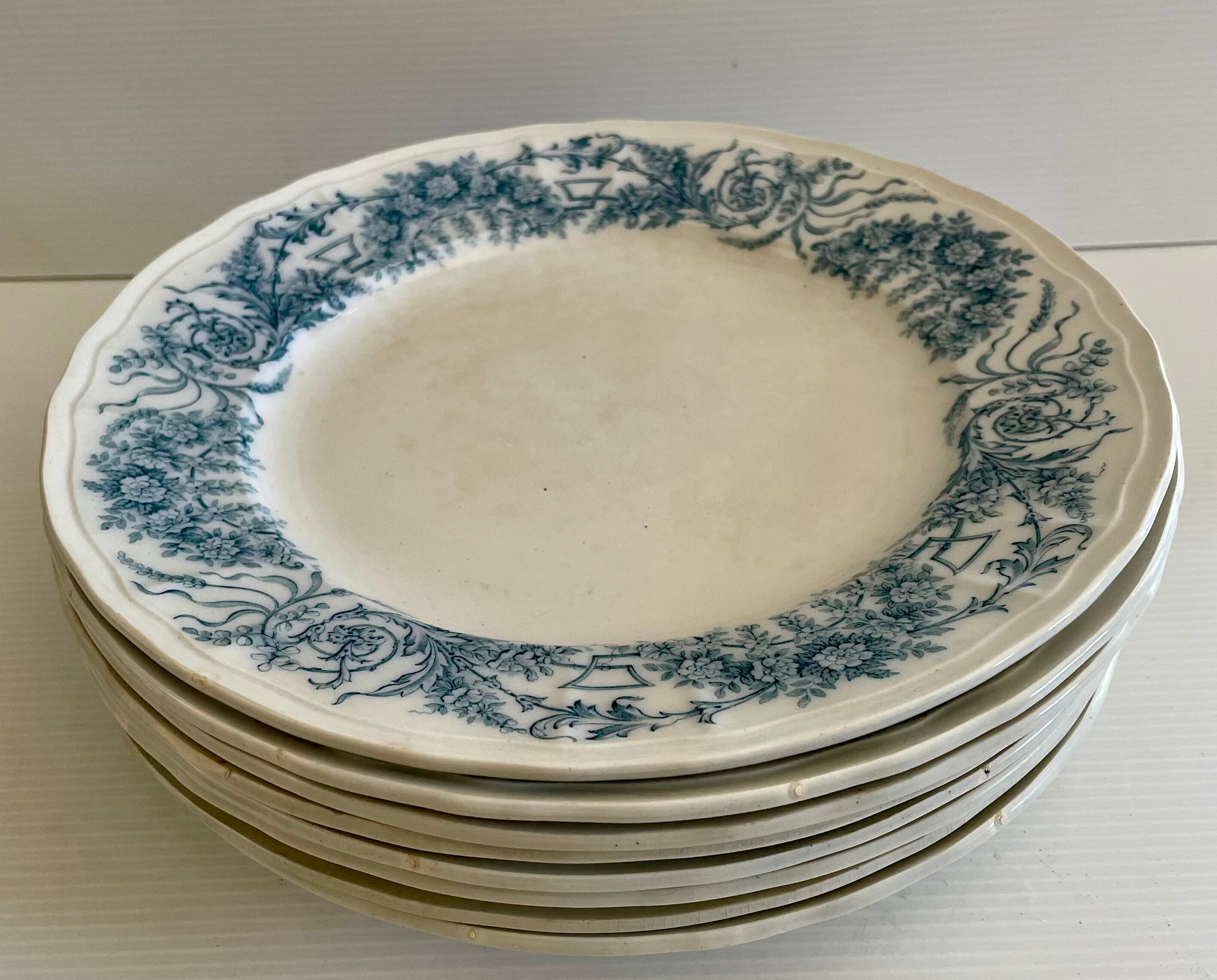 8 St Amand and Hamage iron earth plates