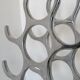 Aluminum wine rack shelf bottle rack for 9 bottles