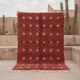 Tapis berbère en laine pure fait main artisanal authentique taille 2/3 m