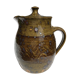 Signed olive green pyrity sandstone tea