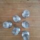 Set of 6 stainless steel ice cream bowls 18-10 Létang and Rémy