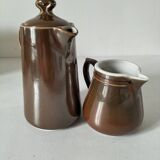 Ensemble cafetière et pot à lait