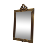 Rectangular mirror gilded tower 25x39cm