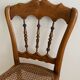 Napoleon III style chair with canning seat