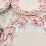 6 Longwy flat plates, Champagne model