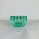 Green glass vase by Pierre D'Avesn, art deco pocket tray