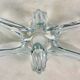 Adorable fruit bowl or centerpiece or flower bowl in translucent crystal - 1960