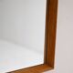 Miroir rectangulaire vintage scandinave en chêne