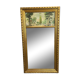 Trumeau mirror gilded wood landscape décor 69x124cm