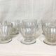 Service of 12 dessert cups, crystal