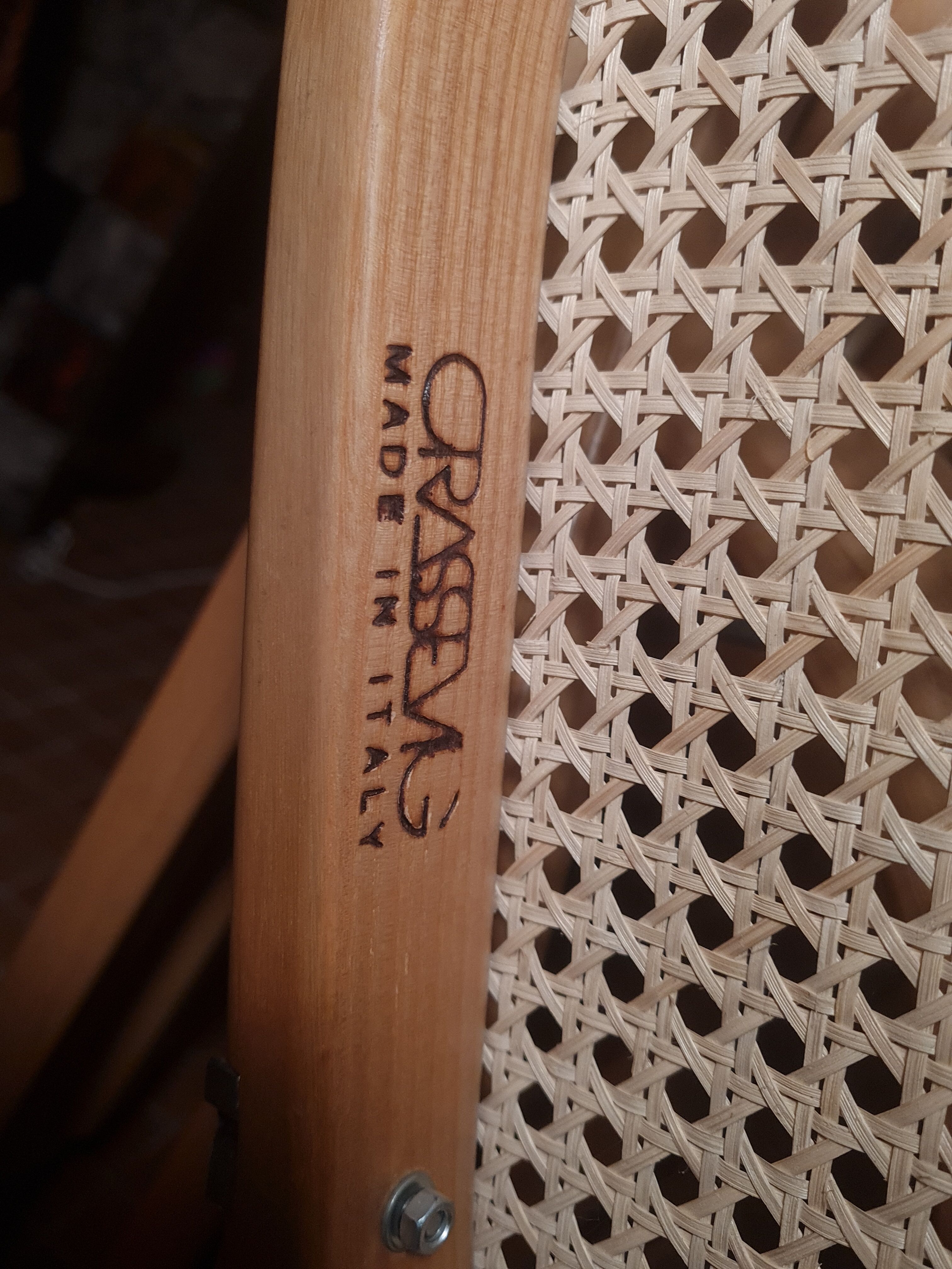 Suite of 5 Arca folding chairs by Gigi Sabadin for Crassevig Italy + 2 offered