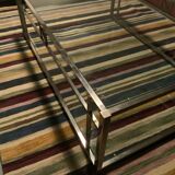 Table basse verre et chrome Roche Bobois