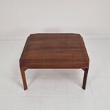 Italian Square Coffee Table in Chamfered Walnut, Stildomus, 1960s