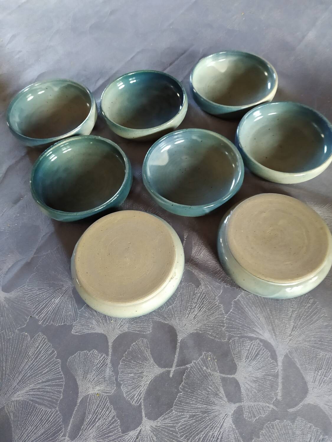 Clay molds for crème brûlée