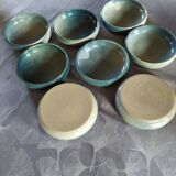 Clay molds for crème brûlée