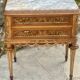 Paire de commodes ou chevets en Loupe de bois Époque XX eme siècle