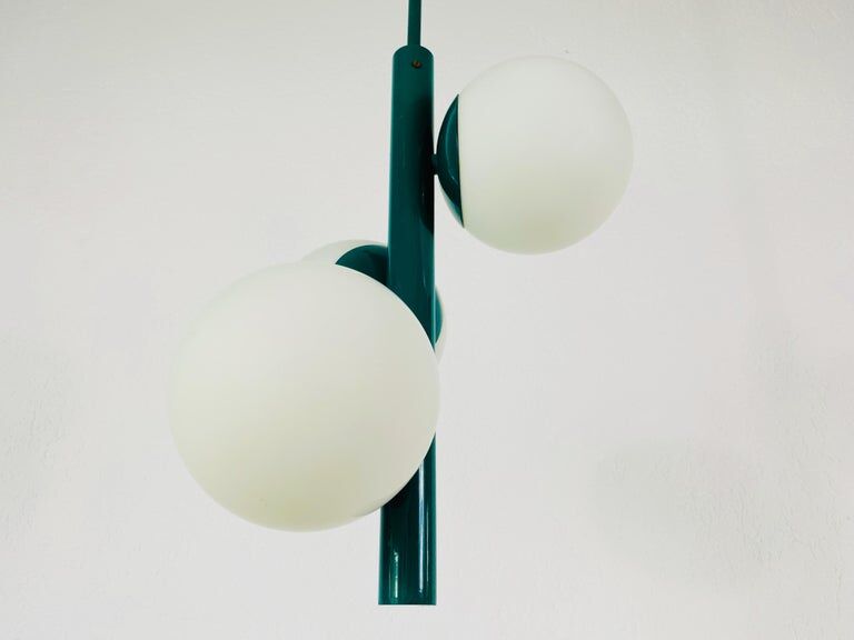 Kaiser space age pendant lamp, 1960s, Germany