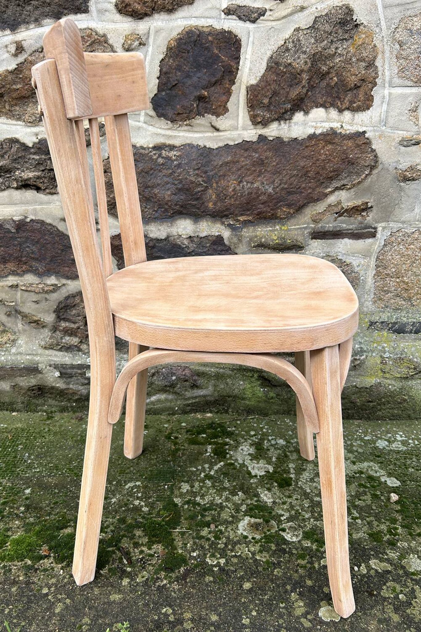 Set of 6 Baumann chairs No. 43, raw wood, ready to paint or sand