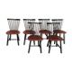 Series of 6 SZ52 chairs by Cees Braakman for Pastoe