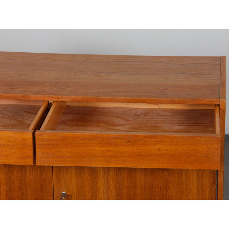 Oak sideboard published by UP Zavody in the 1960s