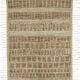 Tapis turc unique fait main en laine beige, 203 cm x 295 cm