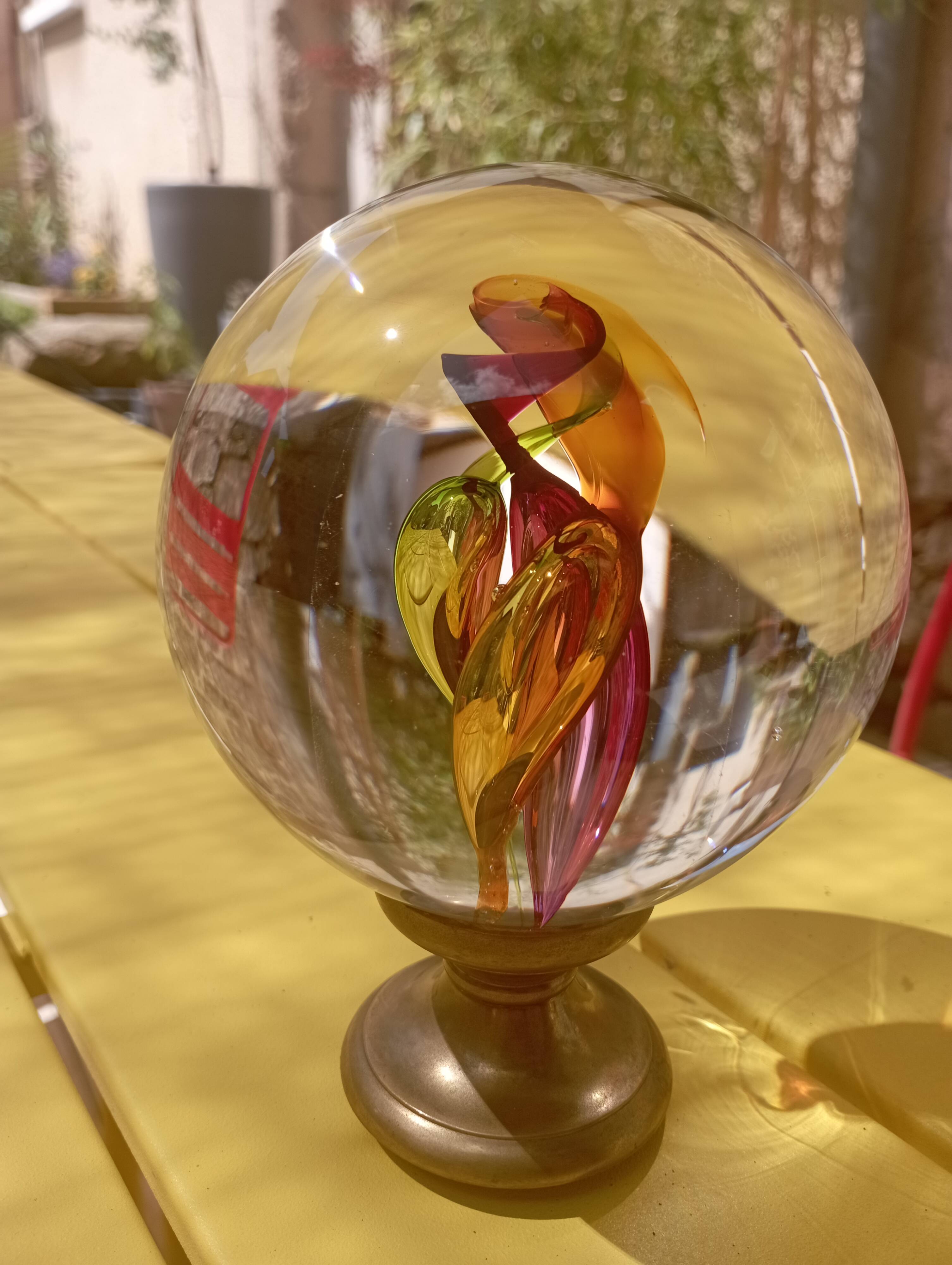 Glass Staircase Handrail Ball