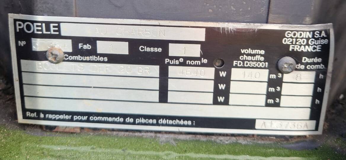 Godin wood stove "Belle époque"