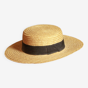 Ancien chapeau de paille