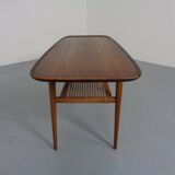 Teak & Oak Coffee Table by Børge Mogensen for Fredericia Stolefabrik, 1950s