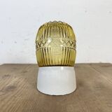Vintage White Porcelain Wall Light, 1970s