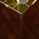 Vintage coffee table green tiles