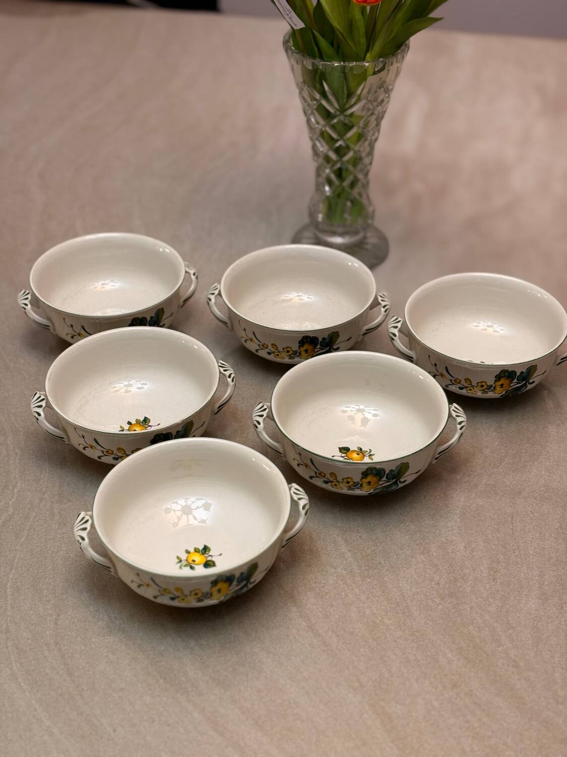 set of 6 soup bowls / bowls Villeroy & Boch