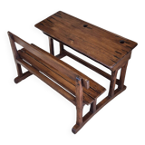 Bureau d'écolier deux places