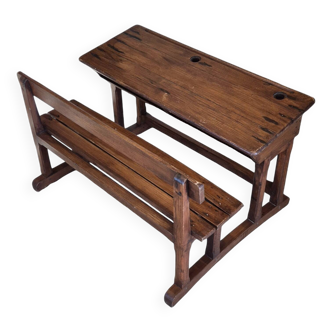 Bureau d'écolier deux places