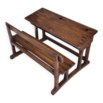 Two-seater school desk