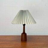 Danish modern teak table lamp from the mid-century, 1960s.