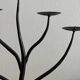 Brutaliser 5-branched mid century wrought iron candlestick – unique piece