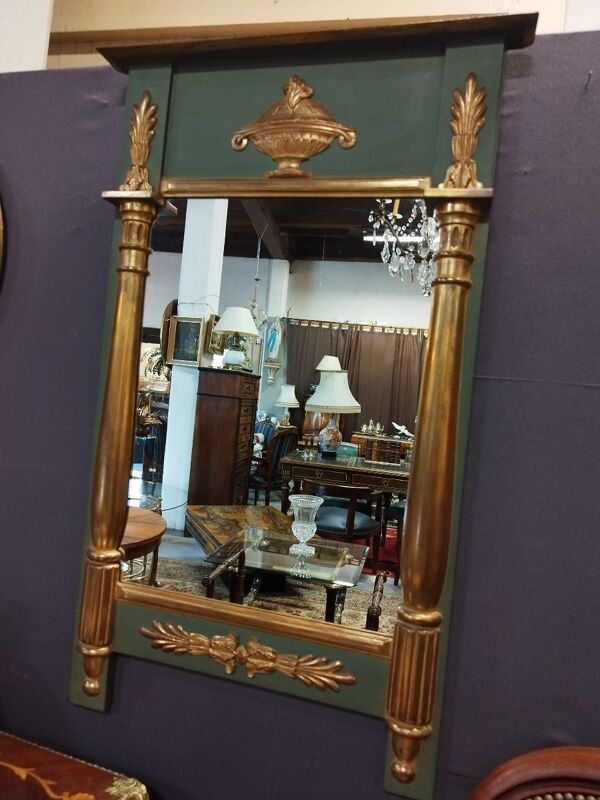 Miroir de style empire à double patine