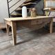 Table basse bois massif avec tiroir