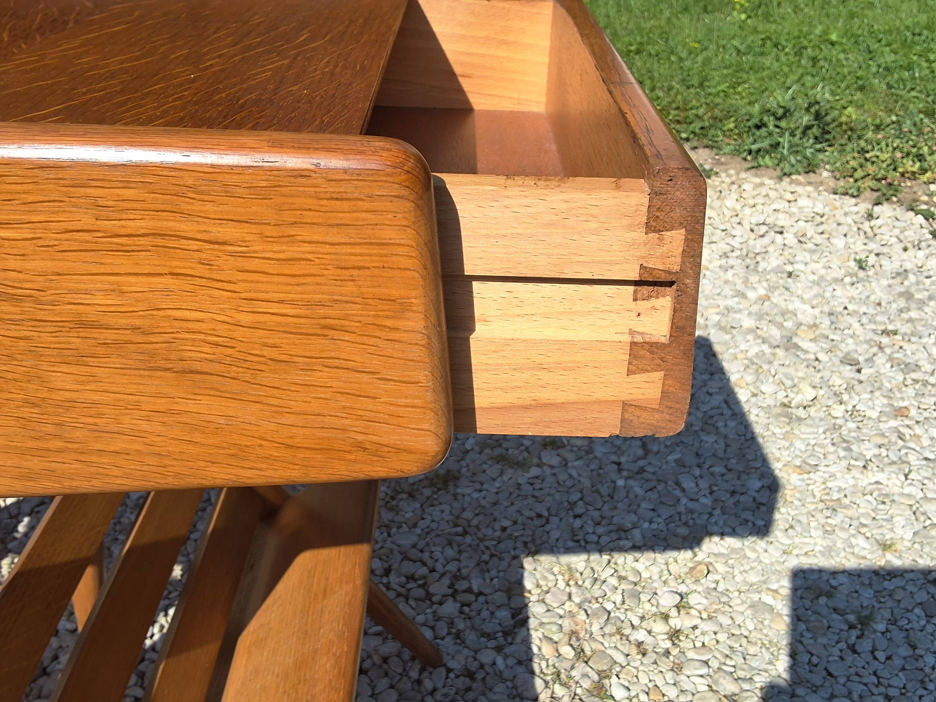 Compass leg bedside tables