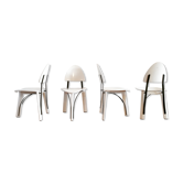 Ensemble de 4 chaises par Pozzi