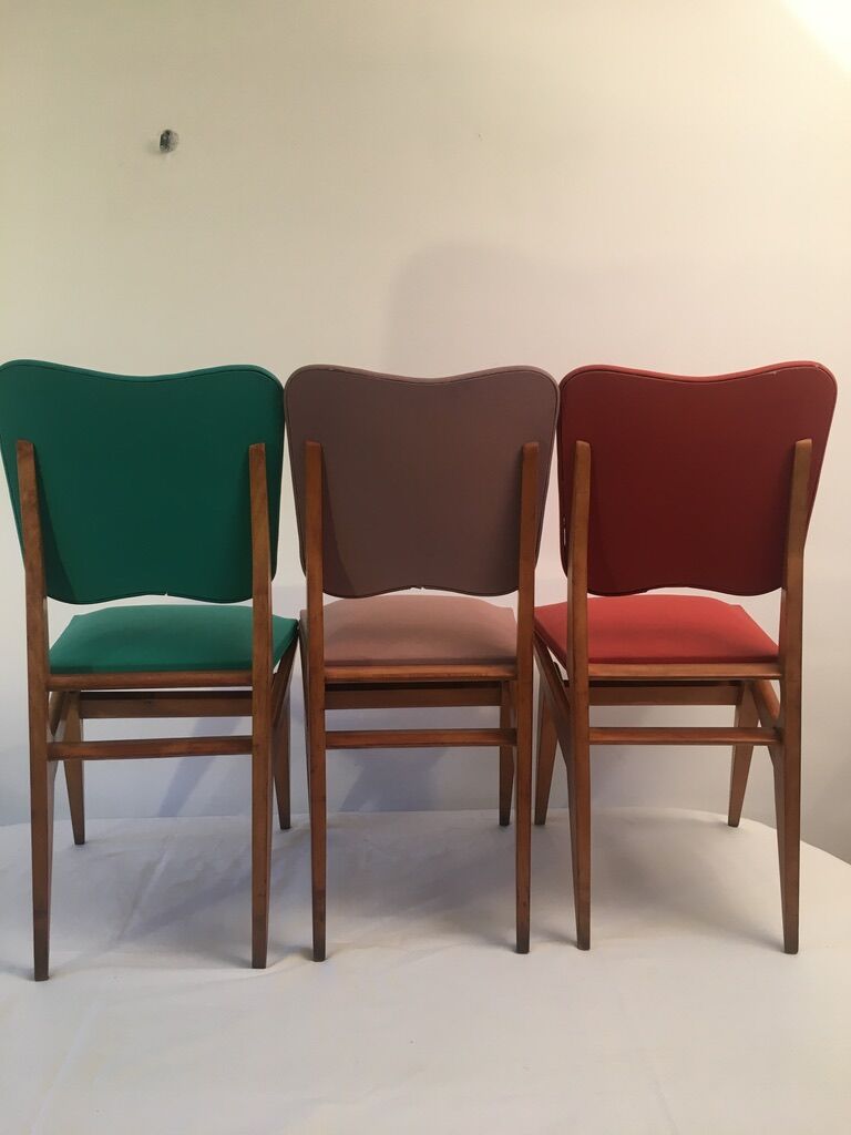 3 vintage chairs