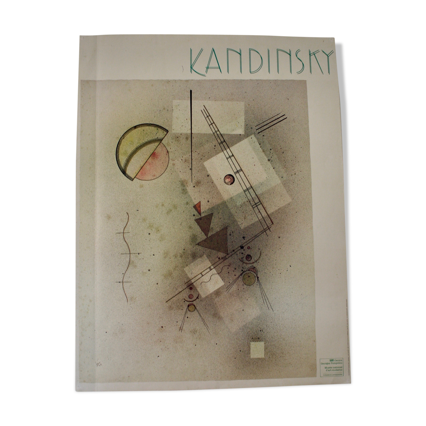 Original poster KANDINSKY 80 x 60 cm - centre Pompidou