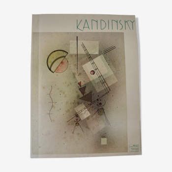 Original poster KANDINSKY 80 x 60 cm - centre Pompidou