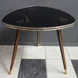Black and Gold glass table 1960s