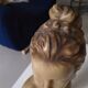Buste de jeune fille fin XIXeme