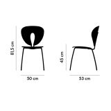 Set de 4 chaises Globus