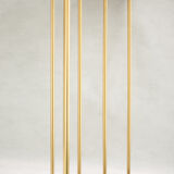 Formica and brass vintage coat rack