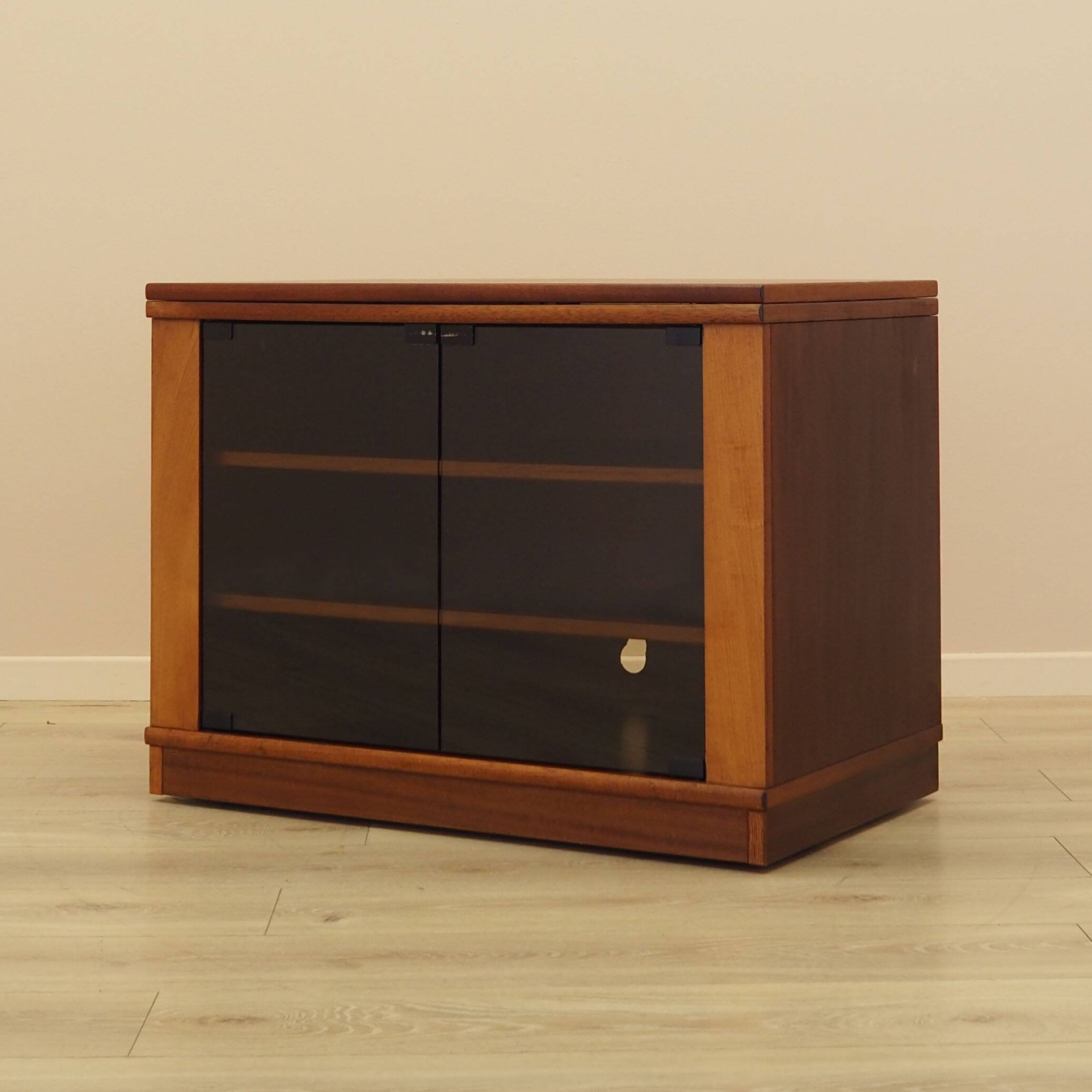 TV cabinet on wheels, Danish design, 1980s, made in Denmark