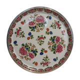 Limoges porcelain dish and solid silver strapping